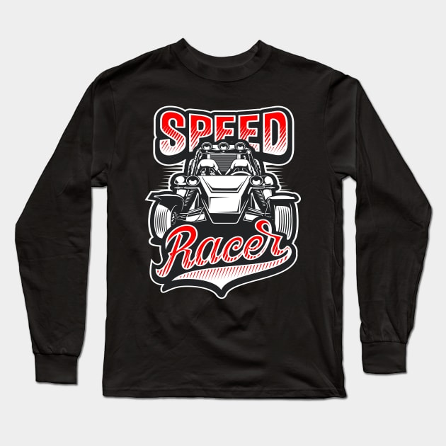 Speed Racer Long Sleeve T-Shirt by Dojaja